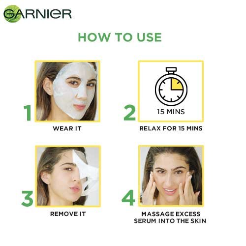 How To Use Garnier Serum Sheet Mask
